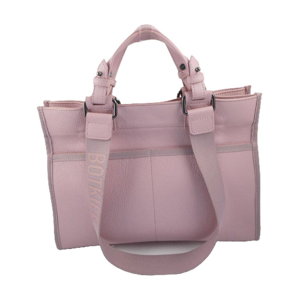 Botkier Bedford Bite Size Structured Leather Tote Bag Classic Pink Magnolia $288
